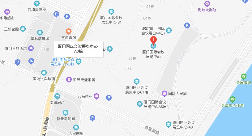 厦门家博会交通路线地图